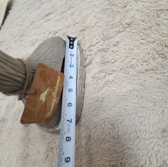 Tommy Bahama Gray Textured Shark Figurine Shaker, Rare, Mussing Shaker Bttle - Picture 5 of 11